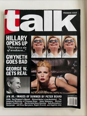 Talk Magazine Premiere Issue - 1999 - Gwyneth - Hillary Clinton